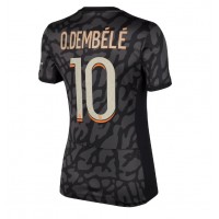 Paris Saint-Germain Ousmane Dembele #10 Tredjedrakt Dame 2023-24 Kortermet